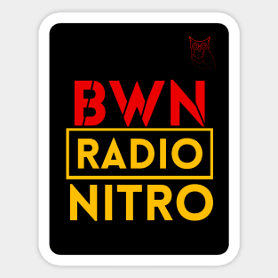 Bwn Radio Nitro Design Sticker